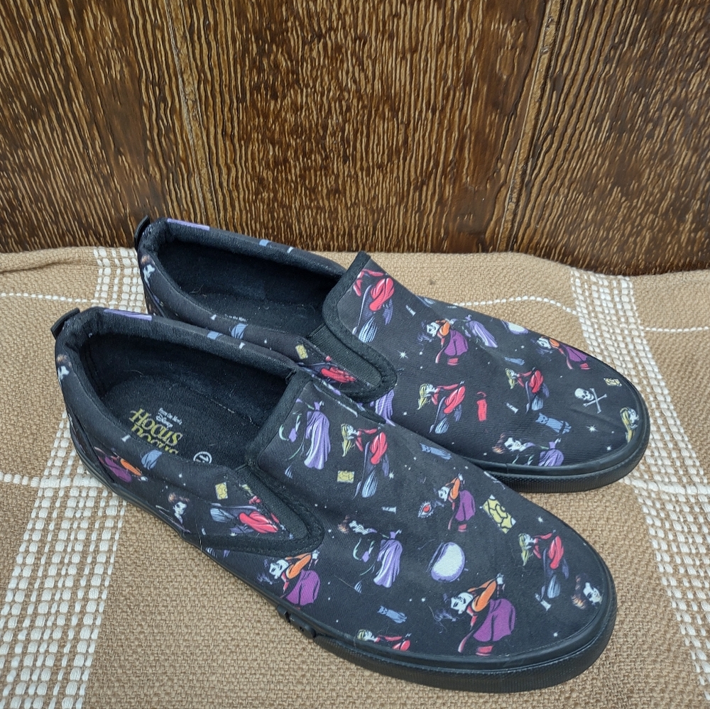 DISNEY HOCUS POCUS Slip On Sneakers Men's Sz 11